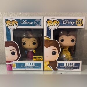 Funko Disney Beauty and the Beast Belle Set #221 and #241